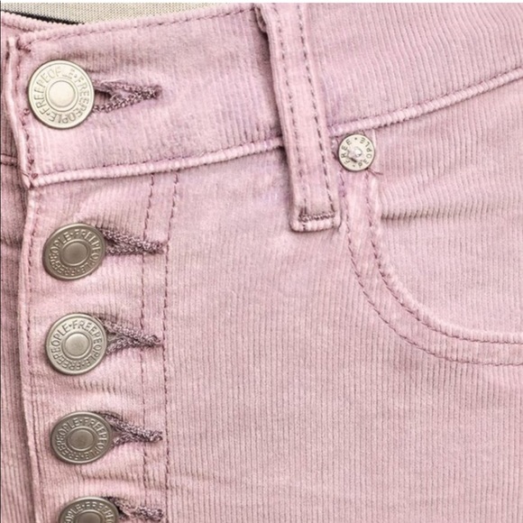 High waist Free People Skinny corduroy pant - Picture 2 of 3